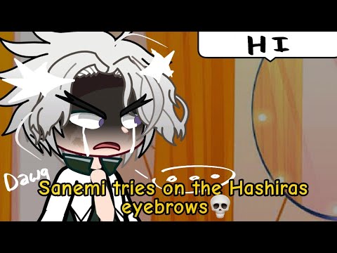 Sanemi rates the Hashiras eyebrows... || Gacha Club || Demon Slayer ||