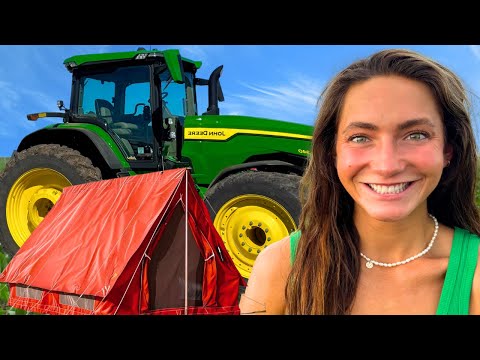 Camping Out Of My Tractor On The Farm