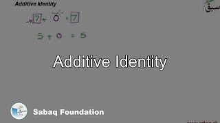 Additive Identity