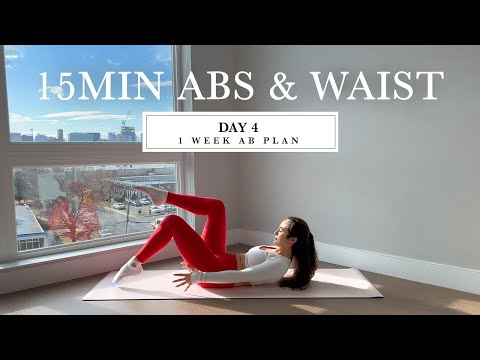 15MIN Hourglass Waist & Abs  || DAY 4 - 1 WEEK PILATES AB PLAN // + verbal cues