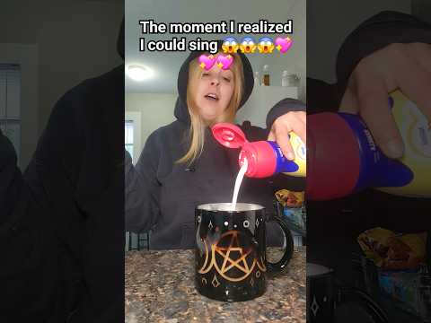 I didn't know I could sing!!! #funny #singer #humor #shorts #turnersyndrome