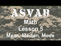 Median and Mean Concepts