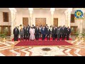 الرئيس عبد الفتاح السيسي يستقبل رؤساء المحاكم الدستورية والعليا الأفارقة