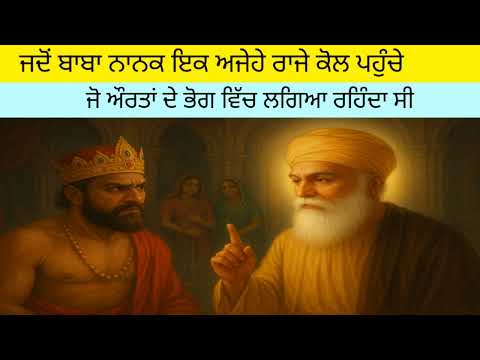 ਜਦੋਂ ਬਾਬਾ ਨਾਨਕ ਇਕ ਅਜੇਹੇ ਰਾਜੇ ਕੋਲ ਪਹੁੰਚੇ ਜੋ ਔਰਤਾਂ ਦੇ ਭੋਗ ਵਿੱਚ ਲਗਿਆ ਰਹਿੰਦਾ ਸੀ