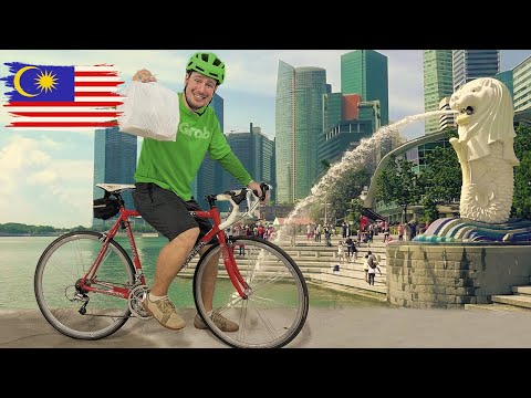 I Deliver Best Fish Head Curry! 🚴 (Malaysia to Singapore) 🇲🇾🇸🇬