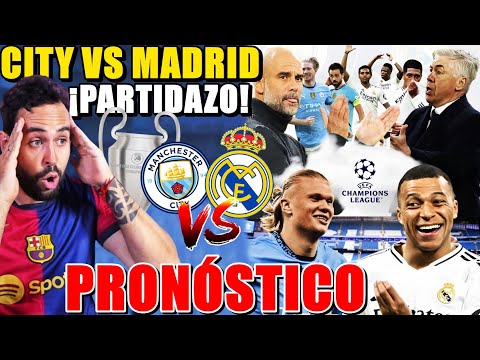 ⚽️HOY CITY vs REAL MADRID ¡PARTIDAZO de CHAMPIONS! ¿ QUIÉN GANARÁ? PRONÓSTICO