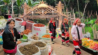 中緬邊境佤族集市，雲南最神秘的民族，探索雨林深處活人祭壇，大耳洞婦女，不喝水只喝酒，巨型香蕉，大紅色美味野生菌，快絕跡的佤族服飾銀煙斗，奇特的美食，有趣的旅行