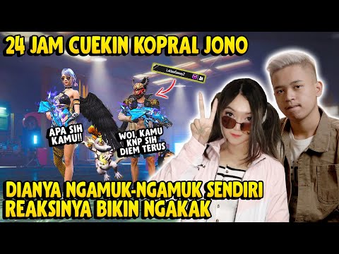 24 JAM CUEKIN KOPRAL JONO, NGAMUK ?!! REAKSINYA BIKIN NGAKAK