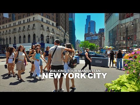 New York Manhattan Summer Walk, 5th Avenue, Broadway, Madison Square, Union Square, SoHo, 7th Avenue