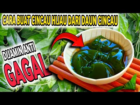 Cara buat CINCAU hijau dari daun CINCAU  !! Dijamin Anti Gagal Bisa Bikin Dirumah Sendiri