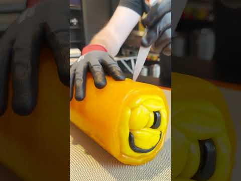 Smiley Face Candy 😁🍭 #candymaking #asmr