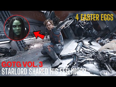 STARLORD SHARED HIS FEELINGS? - 4 EASTER EGGS IN GUARDIANS OF THE GALAXY VOL 3 TRAILER SUPER BOWL