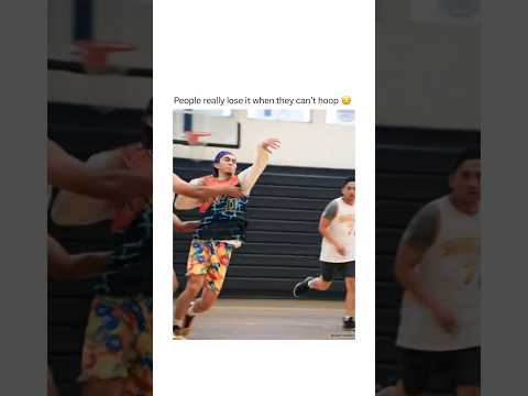 People really LOSE it when they can’t hoop 😒 #ballercontent