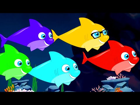 Five Little Sharks, + More Nursery Rhymes for Kids