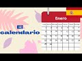 Calendar Vocabulary in Spanish