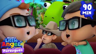 Festa no cinema, pode? 😂 Little Angel Brasil | Músicas Infantis em Português