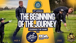 From Lesson to Practice Addiction | Shane Cooper Age 4 Golf Journey