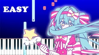 (Retry Now) NAKISO feat. Hatsune Miku (EASY Piano Tutorial)