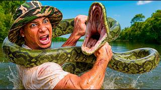 UNA ANACONDA NOS ATACÓ MIENTRAS LA TRIBU ME GUIABA