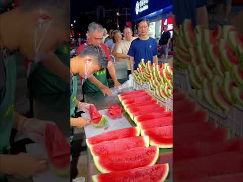 切西瓜 #food #fruit