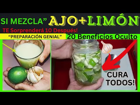 Si Mezcla Ajos y Limón 🍋 Te Sorprenderá 🤖 10 minutos Después 📶 | Obtén 20 Beneficios Para la Salud