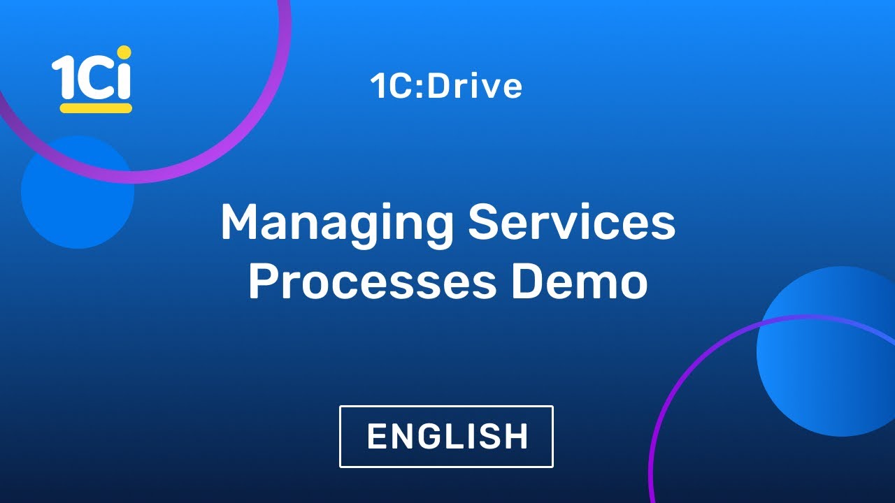 How to Manage Processes in a Service Company with 1C:Drive ERP | 10/15/2021

In this video, 1C:Drive product analyst describes the key functionality of 1C:Drive aimed at helping service companies to manage ...