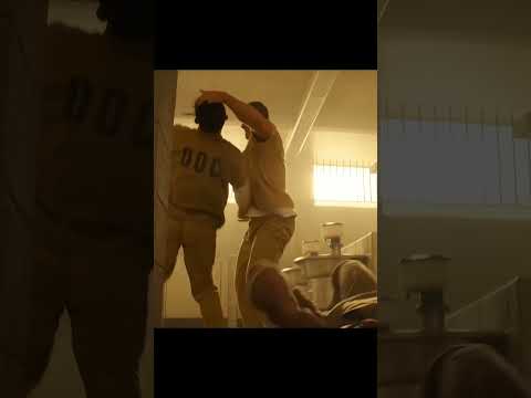 ⛓️? Intense Prison Fight:Jack Reacher. #movie #film #series