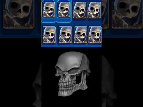 CLASHROYALE MAS SO VALE ESQUELETO...... OU QUASE ISSO !!!!