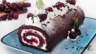 Black Forest Cake Roll – A Classic Dessert Made Simple