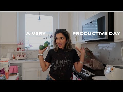 chopped all my hair off + a very productive day | VLOG