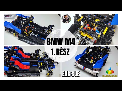 Ez a fogaskerék pokol? - BMW M4 építőkészlet bemutató 1. rész - JD040 - BlockBrickWorld