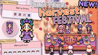 NEW EVENT! Harvest Festival Guide! Fields of Mistria July Update