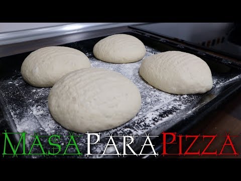 MASA PARA PIZZA ITALIANA | FINA Y CRUJIENTE