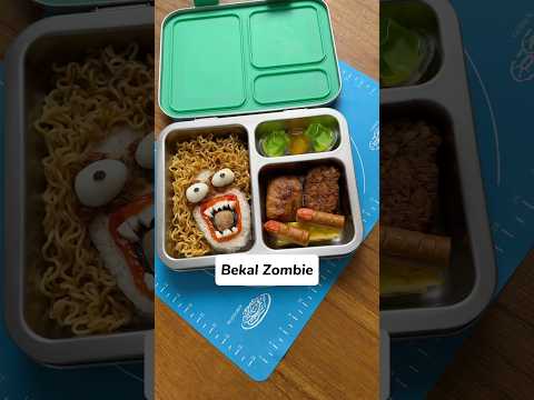 Bekal Zombie #idebekalanak #bento #bentobox #lunchbox #zombie #monster
