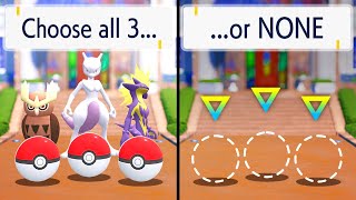 Choose ALL The Starters... or NONE!