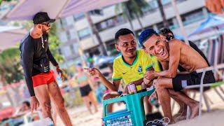 VENDENDO ÁGUA COM P3PINO NA SUNGA - pegadinha