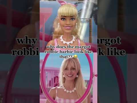 margot robbie as a barbie doll?? 😂