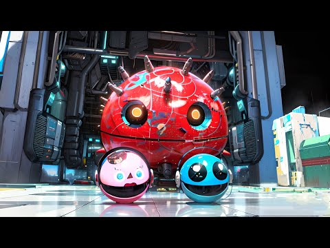 PACMAN Takes Down PRO Gamers in EPIC Robot Battles 24