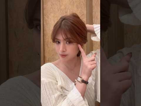 How to style curtain bangs without hair roller 🙌🏻