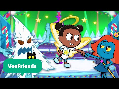 Holiday Snowbots + More | Vee Friends 🐈‍⬛| Cartoons For Kids