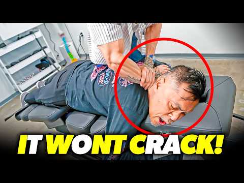 *NO CHIROPRACTOR* COULD CRACK HIS NECK‼️😱 | Asmr Chiropractic Cracking Headache | Dr Avram