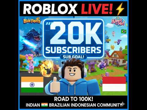 Playing with YOU! Roblox Live (Global Server) Join Now