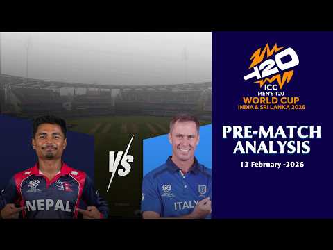 Nepal VS Italy | ICC Men's T20 World Cup | Pre Match Analysis
