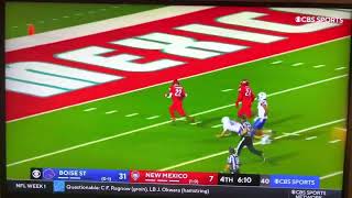 Boise State vs New Mexico Kickoff Return