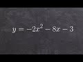 Graphing Quadratic Functions Concepts