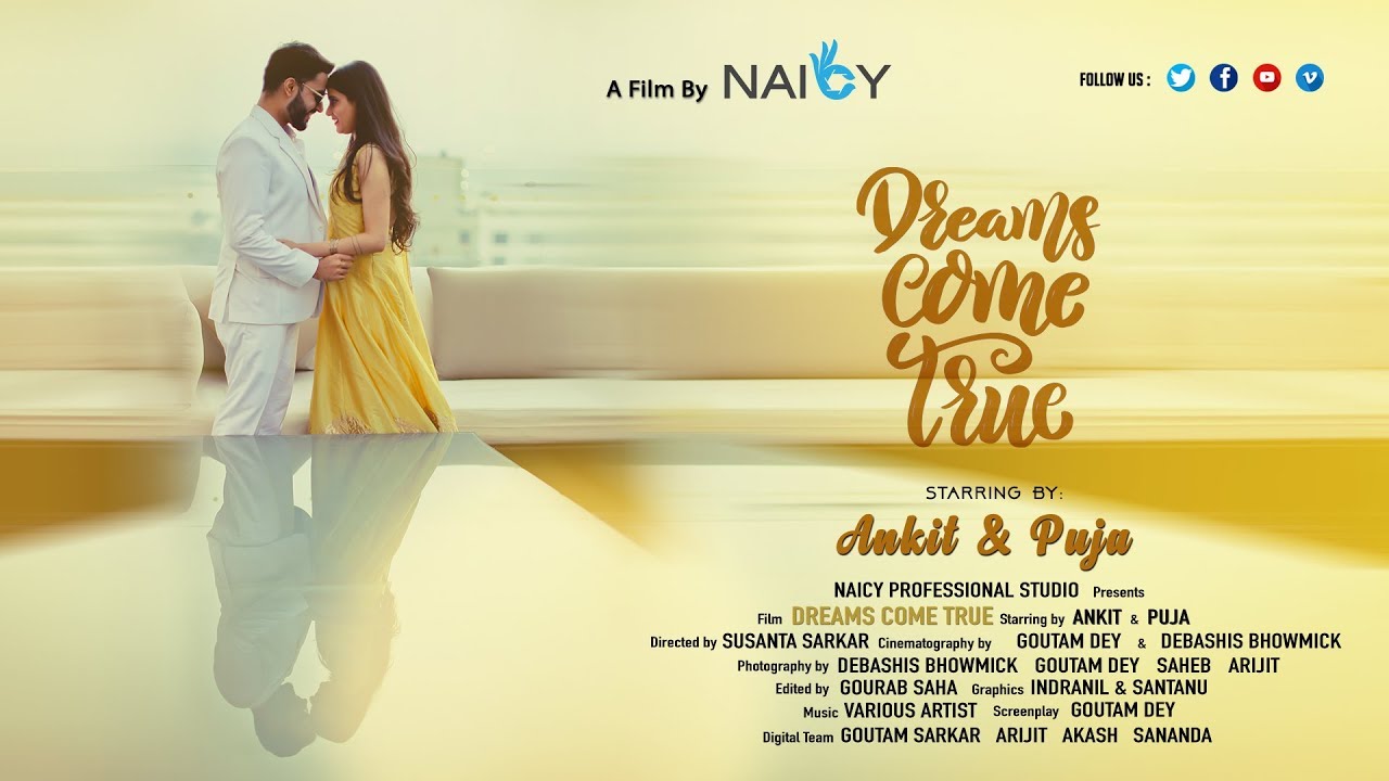 Pre-wedding video shoot | Pre-wedding film by Naicy studio in Kolkata