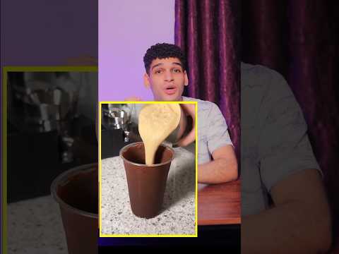 ترند الصيف 🧋 ايس كوفي بالشوكولاته Viral Chocolate Crackle Coffee 😋
