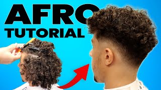 Barber Tutorial: Shaping & Cutting Mid-Length Afro Hair