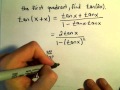 Double Angle Identities and Triangle Properties