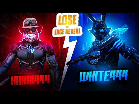 HAKAITV VS WHITE444  😱 || YOU LOOSE = FACE REVEAL🔥